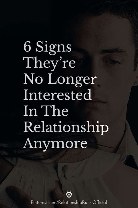 6 Signs They’re No Longer Interested In The Relationship Anymore • Relationship Rules