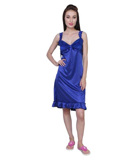 Buy Simrit Multi Color Satin Nighty And Night Gowns Online At Best Prices In India Snapdeal