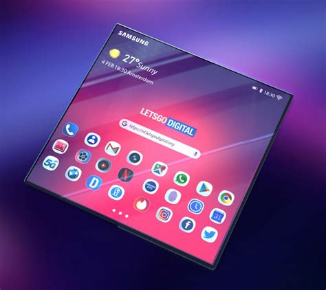 Samsung Galaxy F Foldable Phone Rendered Again Starting To Look Better