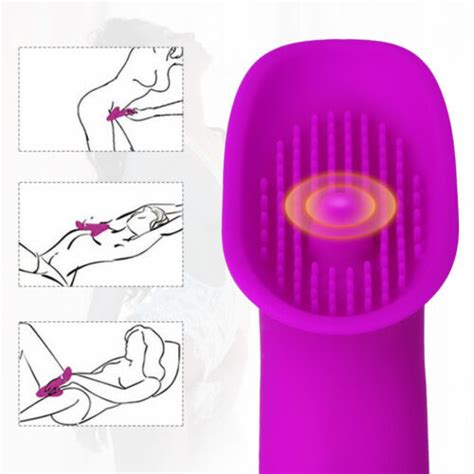 Women Tongue Clit Licking Vibrator G Spot Sucking Oral Massager Sex