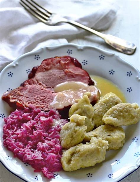 Potato Dumplings Czech Chlupaté Knedlíky Cook Like Czechs