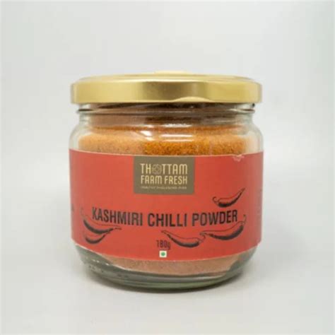 Buy Kashmiri Chilli Powder Online Spice Powder Online Thottam Farm Fresh