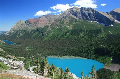 Grinnell Lake Is A Stunningly Blue Lake In Montana