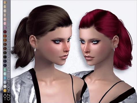 Sims 4 Hairs ~ The Sims Resource North Hair By Anto