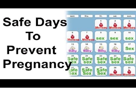 Menstrual Cycle Pregnancy Safe Period