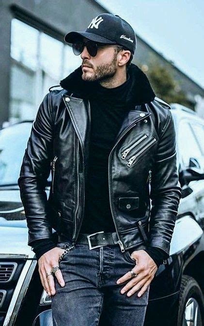 Badass Motorcycle Leather Jacket Leather Jacket Men Style Mens