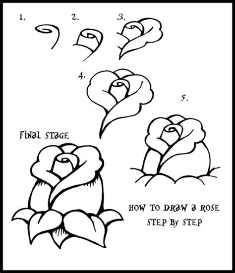 How To Draw A Flower Step By Step Image Guides
