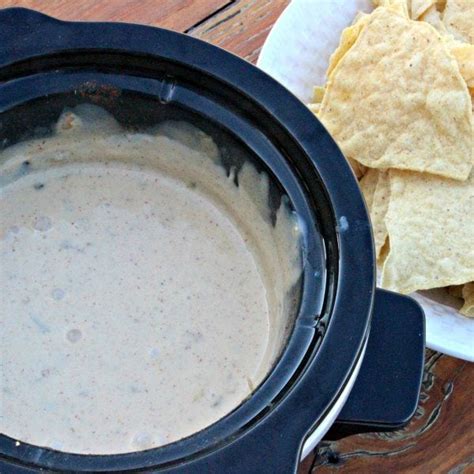 Crock Pot White Cheese Dip Recipe White Queso Dip Recipe