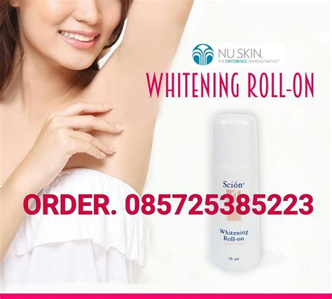 Cara Membersihkan Ketiak Hitam Dengan Nu Skin Scion Roll On Nu Skin