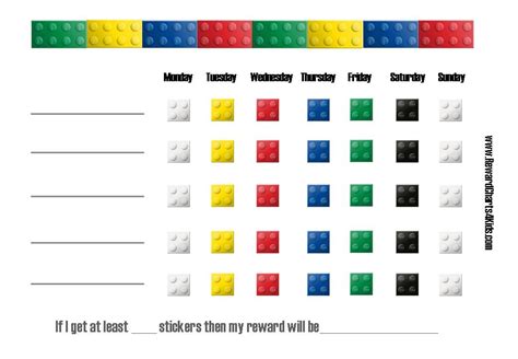 Lego Charts Behavior Chart Printable Autism Behavior Chart