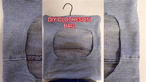 Diy Clothespin Bag Youtube