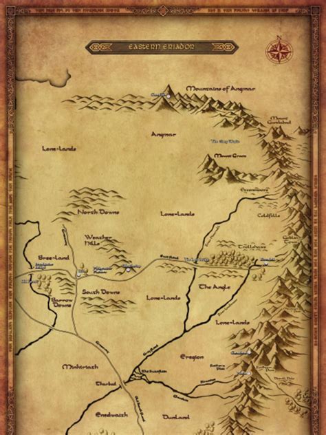 Rivendell Region Guide Maps Pdf J R R Tolkien Middle Earth Races