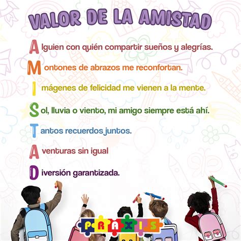 Lista 102 Foto Actividades Sobre El Valor De La Amistad Para Niños De