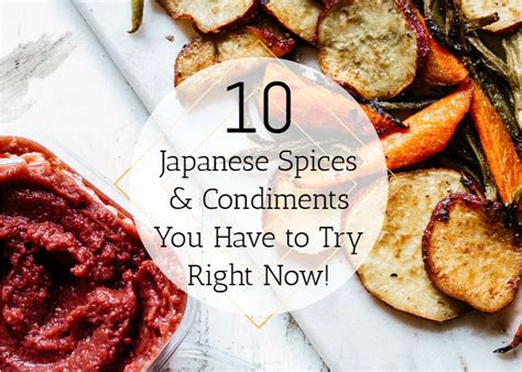 Top 10 Japanese Spices And Condiments You Have To Try Right Now Live Japan Travel Guide