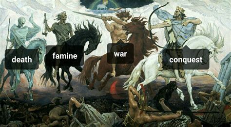 Four Horsemen Of The Apocalypse Painting Horsemen Of The Apocalypse