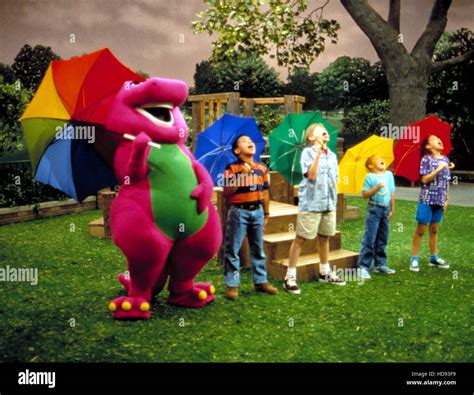 Barney The Dinosaur Hi Res Stock Photography And Images Alamy