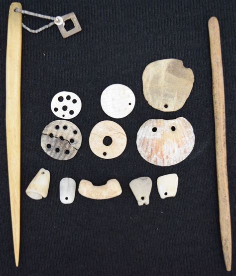 Collection Of Chumash Indian Artifacts