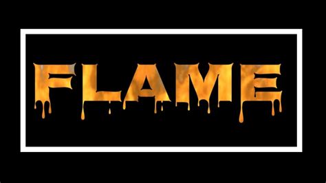 Flame Text Effect KineMaster Tutorial New Idea For Flame Text YouTube