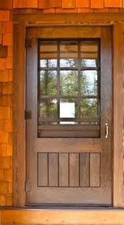 Enchanting Wooden Exterior Door Ideas 41 Wooden Screen Door