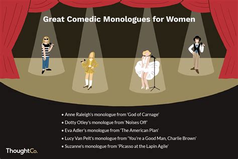 5 short comedic monologues for women