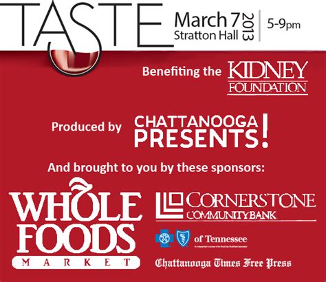 Part time prepared foods /deli team member. Tickets for Taste in Chattanooga from ShowClix