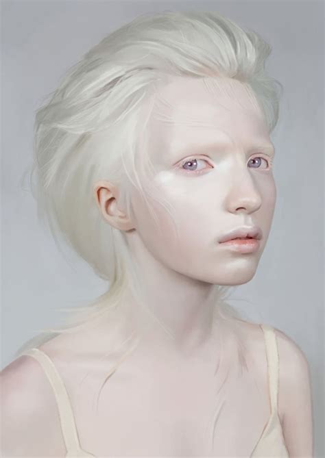 Real People Pretty People Beautiful People Modelo Albino Albino