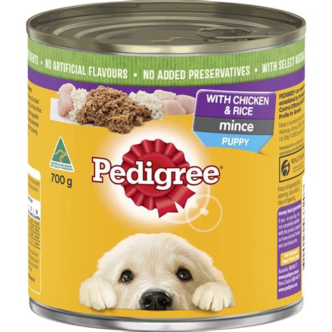 Pedigree Chopped Ground Dinner Chicken Beef Wet Dog Food For Puppy Can