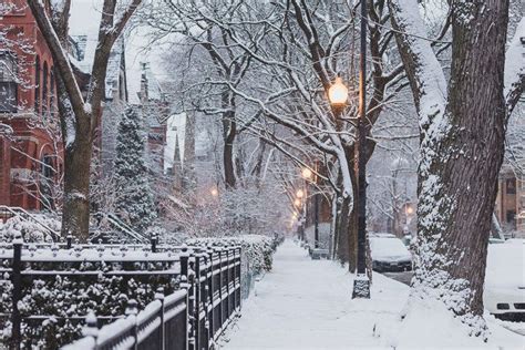 Chicago Photography Winter Snowy Day In Lincoln Park Dreamy Etsy