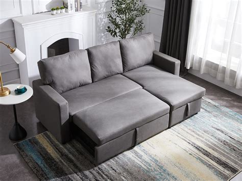 Buy Merax 85inch Reversible Er Sectional Sofa With Storage