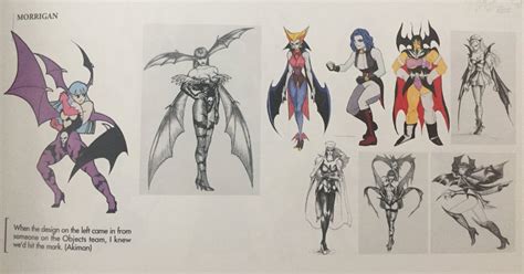 Morrigan Darkstalkers Concept Art Character Design Concept Art Art