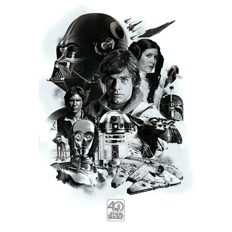 Star Wars Episode Iv A New Hope Movie Poster Print 40th