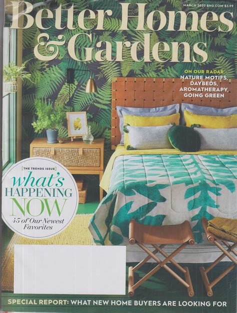 Better Homes And Gardens March 2020 The Trends Issue Whats Happening