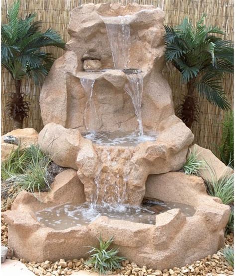 Paradise Spillway Water Fountain Traditional Outdoor Fountains And