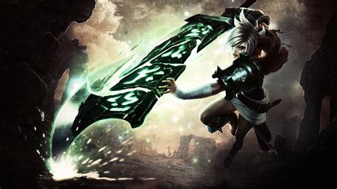 League Of Legends Riven Wallpaper By Slayorfx On Deviantart