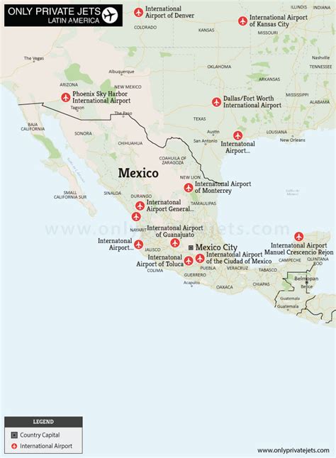 27 Airports In Mexico Map Maps Online For You