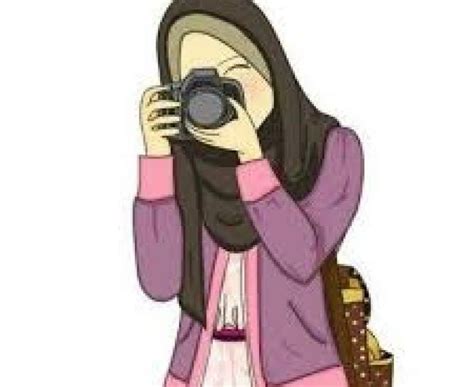 Wallpaper Keren Wanita Berhijab Gambar Animasi Kartun Muslimah Anime