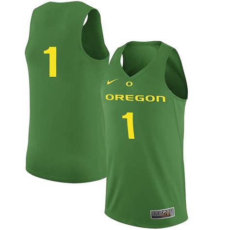 men s nike apple green oregon ducks college replica basketball jersey
