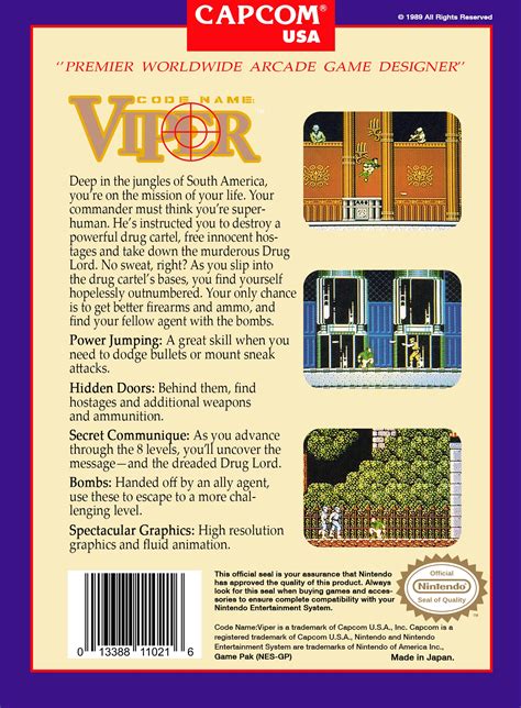Code Name Viper Details Launchbox Games Database