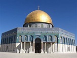 Dome of the Rock in Jerusalem - The vivid blue, green, and yellow ...