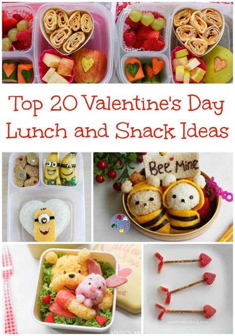 Top 20 Valentines Day Lunch And Snack Ideas Kids Meal Ideas