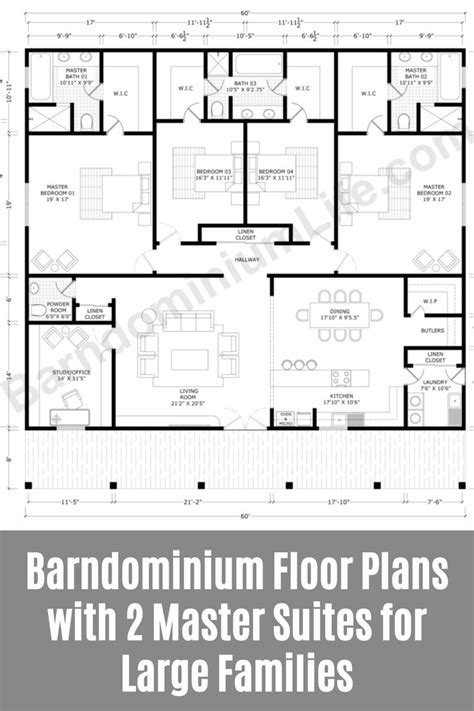 Barndominium Floor Plans With 2 Master Suites What To Consider