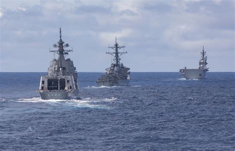 u s navy jmsdf strengthen alliance through bilateral advanced warfighting training commander