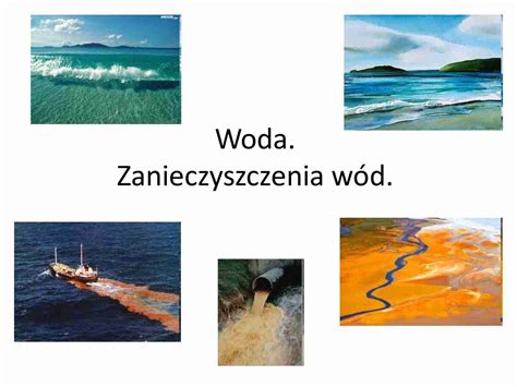 Zanieczyszczenia Wód Wykład Notatekpl