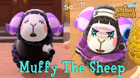 Muffy The Sisterly Sheep Animal Crossing New Horizons Acnh Youtube
