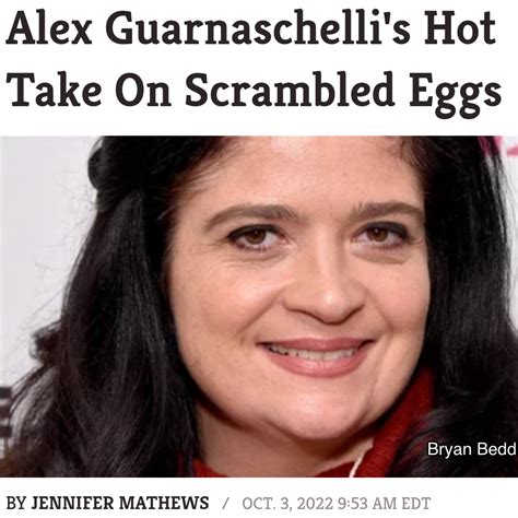 Alex Guarnaschellis Hot Take On Scrambled Eggs Mashed In 2022