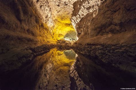 Cueva De Los Verdes 4 Water Reflections Natural Mirrors Landscape
