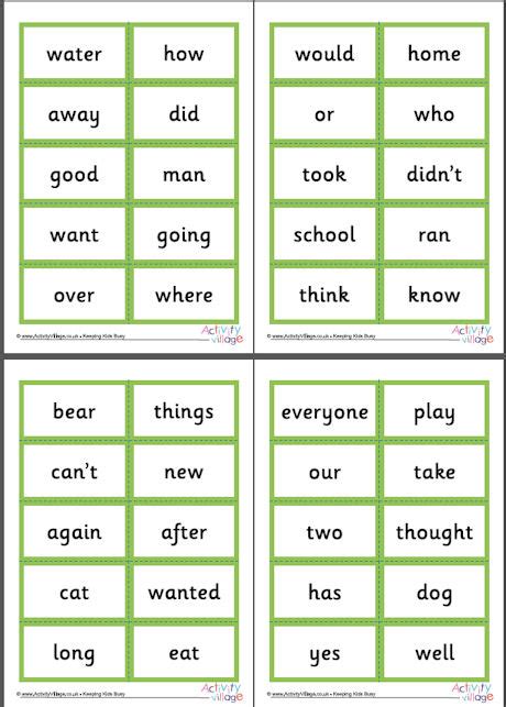 Next 200 Common Word Cards 1