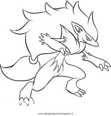 Pokemon Zorua Coloring Pages Images Pokemon Images