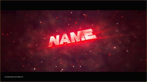 Free Intro Templates Of Free Intro Template 3d Red Sync