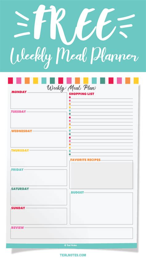 Weekly Meal Plan What To Cook Today And This Week Free Weekly Meal
